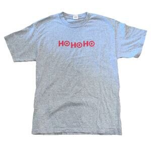 Vintage Target 2000 HO HO HO T-Shirt Top Shirt Retro Y2K Christmas Size L Large